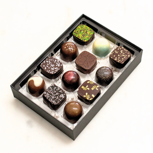 The Chocolatier Collection Box ~ 12-Piece