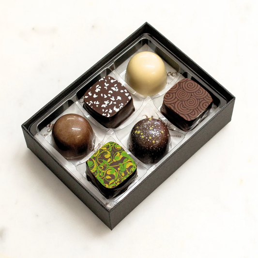 The Chocolatier Collection Box ~ 6-Piece